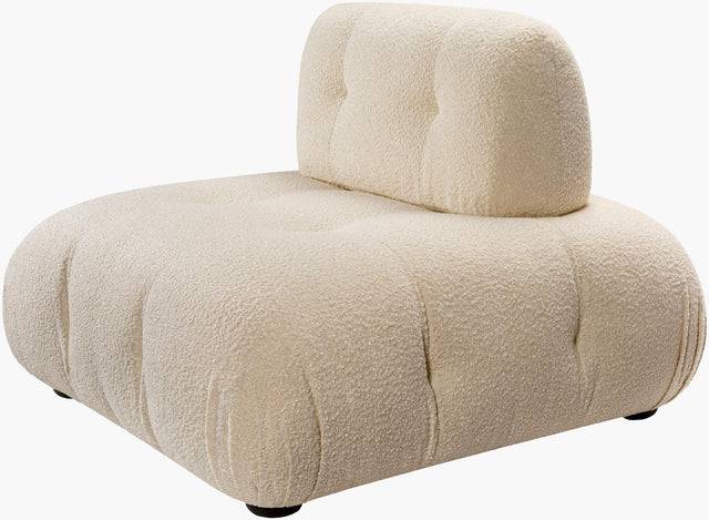 Surya Rouen UEN-003 18"H x 44"W x 44"D Accent Chair