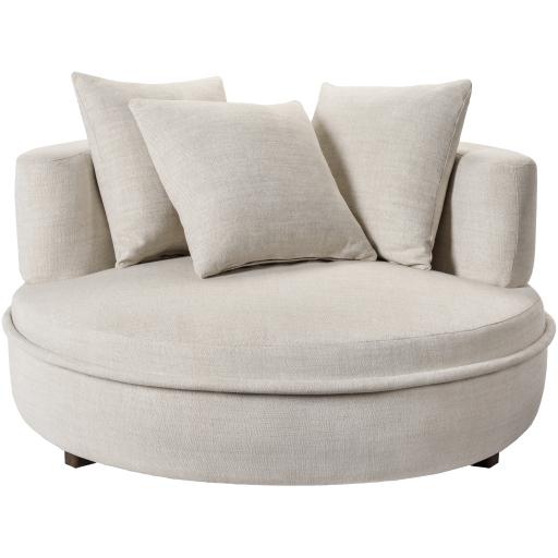 Surya Valence VEC-001 26"H x 52"W x 52"D Accent and Lounge Chairs