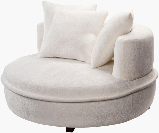 Surya Valence VEC-003 26"H x 52"W x 52"D Accent Chair