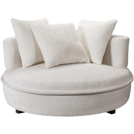 Surya Valence VEC-003 26"H x 52"W x 52"D Accent and Lounge Chairs