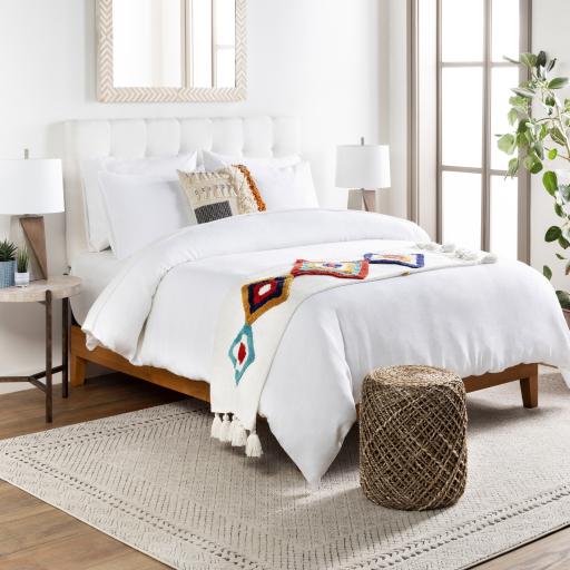 Surya Dawson DAW-2000 88"W x 92"L,20"H x 26"W Bedding