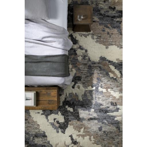 Surya Dawson DAW-2002 Light Gray 108"W x 92"L,20"H x 36"W Bed