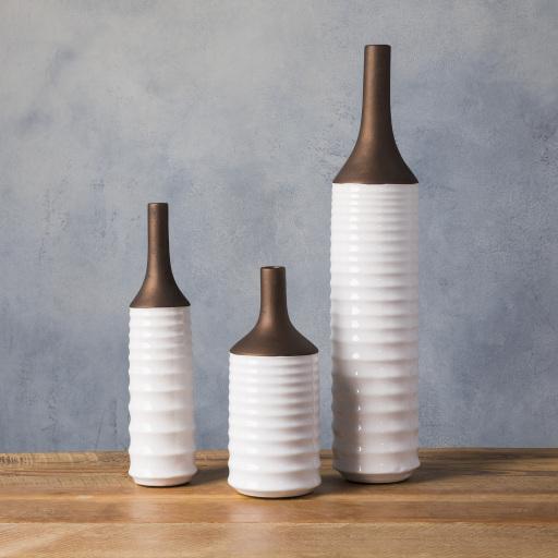 Surya Eastman EAT-001 23"H x 5"W x 5"D, 15"H x 4"W x 4"D, 12"H x 5"W x 5"D Decorative Accent