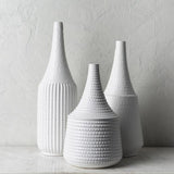 Surya Ikon IKN-001 18"H x 6"W x 6"D, 16"H x 7"W x 7"D, 12"H x 7"W x 7"D Decorative Accent