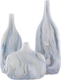 Surya Marble MBL-001 18"H x 5"W x 7"D, 15"H x 5"W x 6"D, 8"H x 5"W x 9"D Decorative Accent