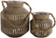 Surya Mehndi MEH-001 11"H x 9"W x 9"D, 8"H x 8"W x 8"D Decorative Accent