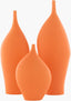 Livabliss Neo NEO-001 23"H x 5"W x 7"D; 12"H x 4"W x 8"D; 20"H x 4"W x 7"D Vase
