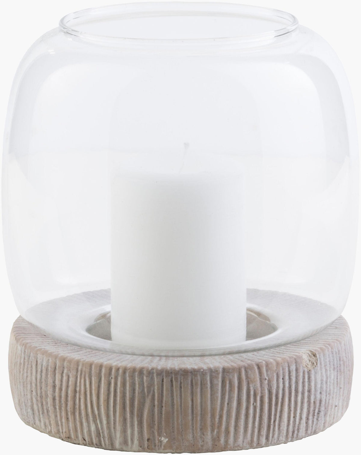 Livabliss Odette ODT-126 8"H x 7"W x 7"D Candleholder/Candle
