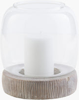Livabliss Odette ODT-126 8"H x 7"W x 7"D Candleholder/Candle