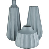 Surya Santino SIO-001 17"H x 7"W x 7"D, 15"H x 8"W x 8"D, 8"H x 9"W x 9"D Decorative Accent