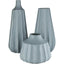 Surya Santino SIO-001 17"H x 7"W x 7"D, 15"H x 8"W x 8"D, 8"H x 9"W x 9"D Decorative Accent