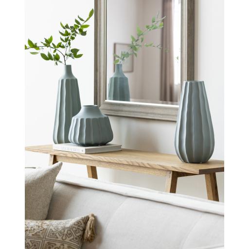 Surya Santino SIO-001 17"H x 7"W x 7"D, 15"H x 8"W x 8"D, 8"H x 9"W x 9"D Decorative Accent