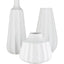 Surya Santino SIO-002 17"H x 7"W x 7"D, 15"H x 8"W x 8"D, 8"H x 9"W x 9"D Decorative Accent