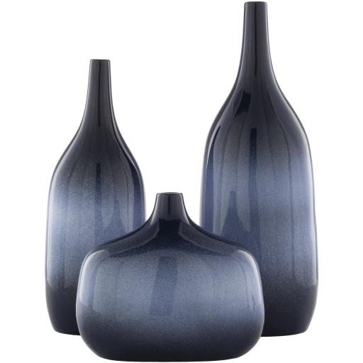 Surya Sparta SPA-001 18"H x 5"W x 7"D, 15"H x 5"W x 6"D, 8"H x 5"W x 9"D Decorative Accent