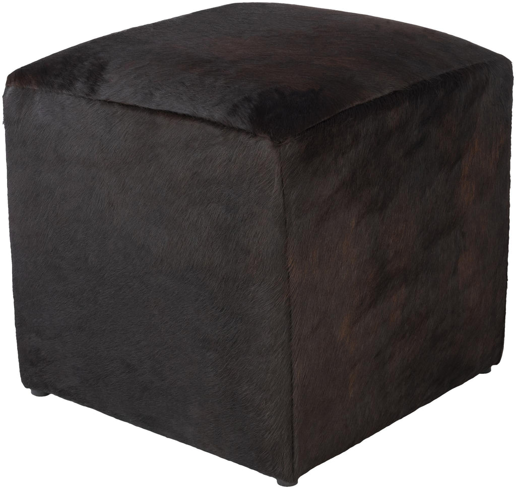 Surya Angus AGPF-001 Dark Brown 17"H x 16"W x 16"D Furniture