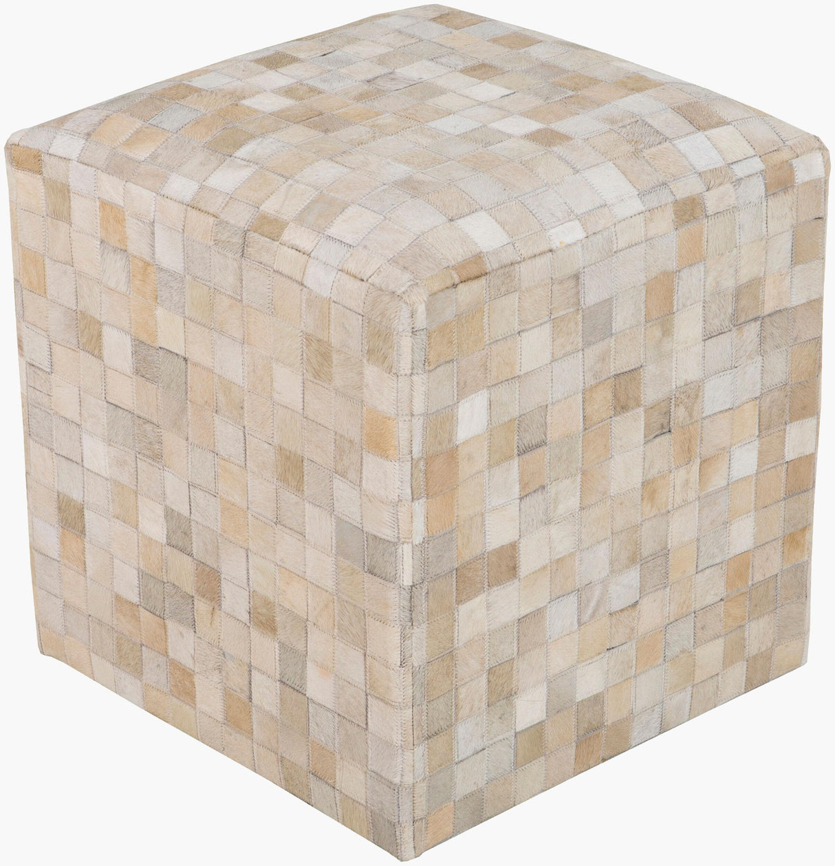 Livabliss Appalachian POUF-239 18"H x 18"W x 18"D Bench/Ottoman/Stool