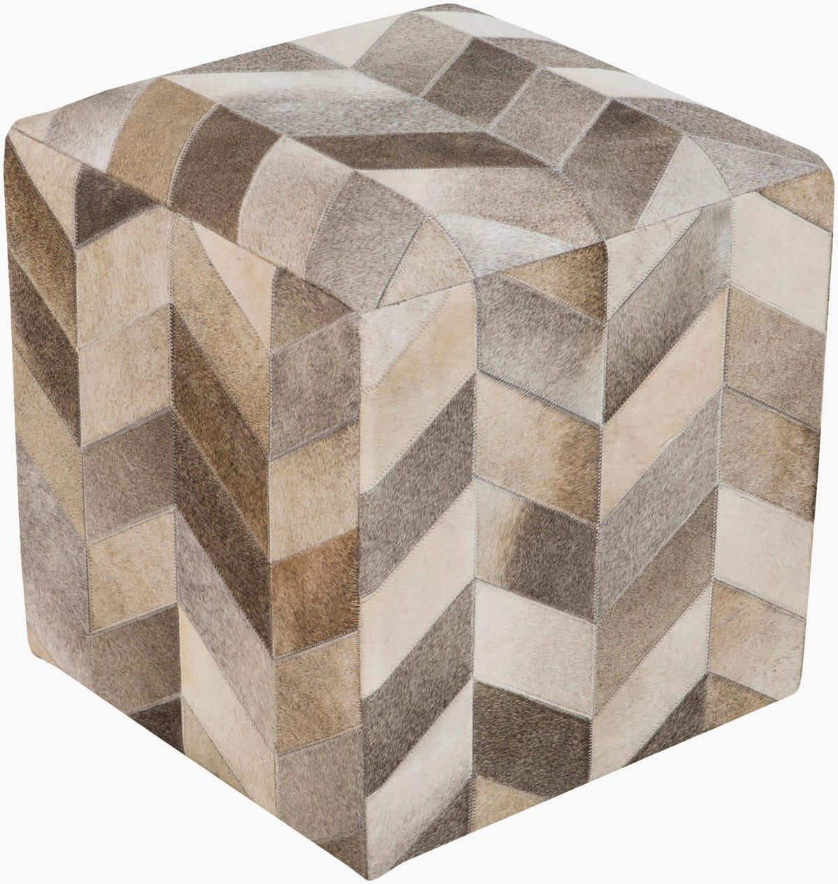 Livabliss Appalachian POUF-242 18"H x 18"W x 18"D Bench/Ottoman/Stool