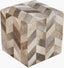 Livabliss Appalachian POUF-242 18"H x 18"W x 18"D Bench/Ottoman/Stool