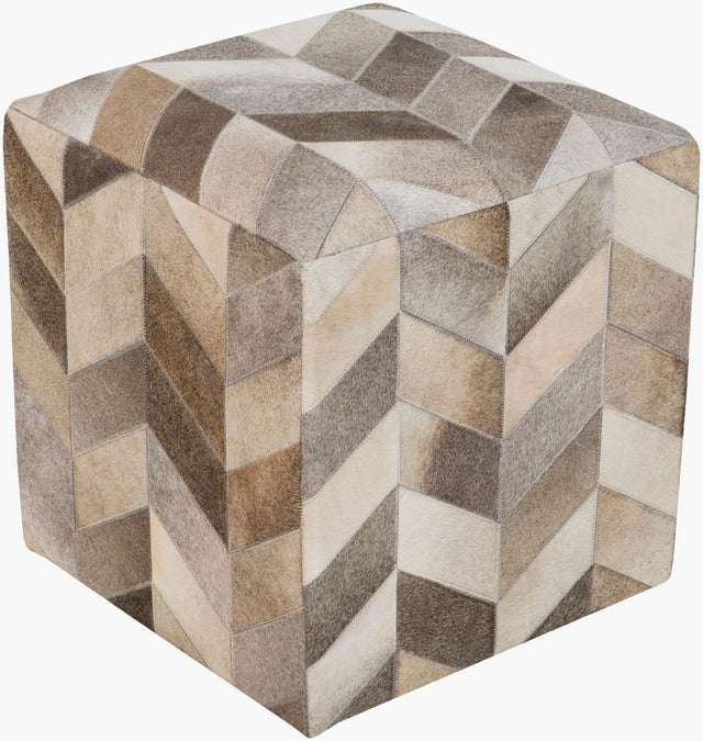 Livabliss Appalachian POUF-242 18"H x 18"W x 18"D Bench/Ottoman/Stool