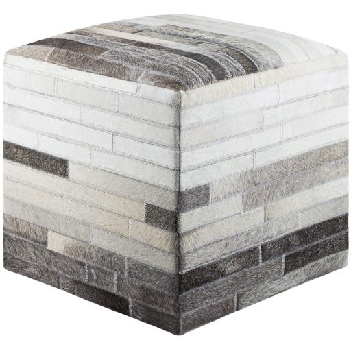 Surya Appalachian POUF-243 18"H x 18"W x 18"D Furniture Piece