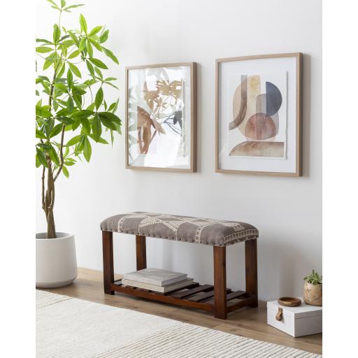 Surya Asmara RAM-002 16"H x 34"W x 12"D Furniture Piece