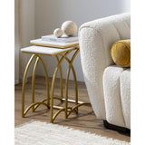 Surya Evana EAN-001 22"H x 14"W x 14"D, 21"H x 12"W x 12"D Furniture Piece