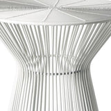 Surya Fife FIFE-100 White 18"H x 14"W x 14"D Furniture