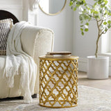 Surya Hammett HMMT-103 Gold 19"H x 16"W x 16"D Furniture
