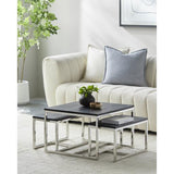 Surya Morwell MOW-001 16"H x 24"W x 24"D,12"H x 22"W x 12"D,12"H x 22"W x 12"D Furniture Piece