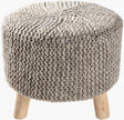 Surya Prado POD-001 17"H x 18"W x 18"D Bench/Ottoman/Stool