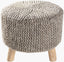 Surya Prado POD-001 17"H x 18"W x 18"D Bench/Ottoman/Stool