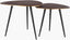 Surya Sauska SAK-001 18"H x 22"W x 22"D; 17"H x 18"W x 18"D Accent Table