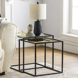 Surya Sephora RSH-001 21"H x 21"W x 21"D, 19"H x 19"W x 19"D Furniture Piece