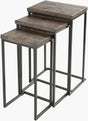Livabliss Troyes TOE-001 26"H x 16"W x 11"D; 24"H x 14"W x 10"D; 22"H x 12"W x 9"D Accent Table