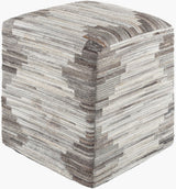 Surya Zander ZNPF-006 18"H x 18"W x 18"D Bench/Ottoman/Stool
