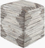 Surya Zander ZNPF-006 18"H x 18"W x 18"D Bench/Ottoman/Stool