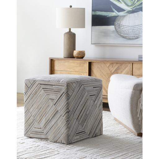 Surya Zander ZNPF-007 18"H x 18"W x 18"D Furniture Piece