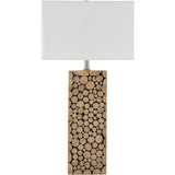 Surya Oaklynn OAL-001 27"H x 14"W x 14"D Lamp