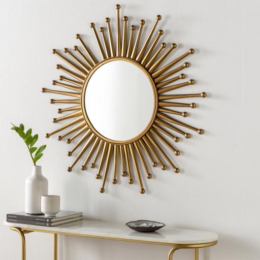 Surya Amon AMO-001 35"H x 35"W x 1"D Mirror