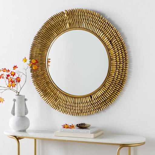 Surya Anubis NUB-001 32"H x 32"W x 1"D Mirror