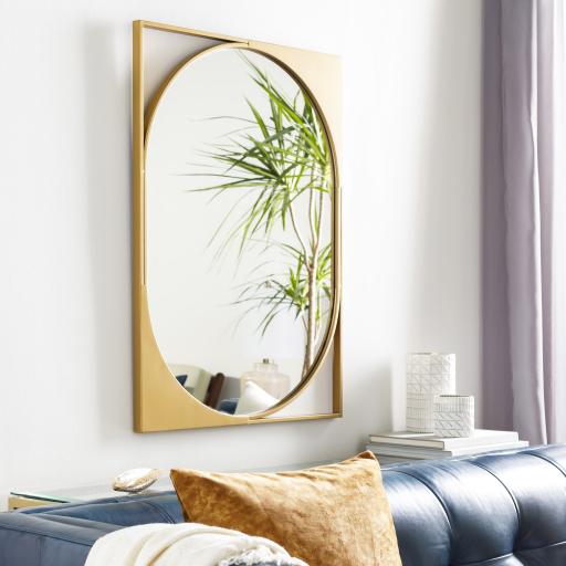 Surya Bauhaus BAU-001 36"H x 26"W x 1"D Mirror
