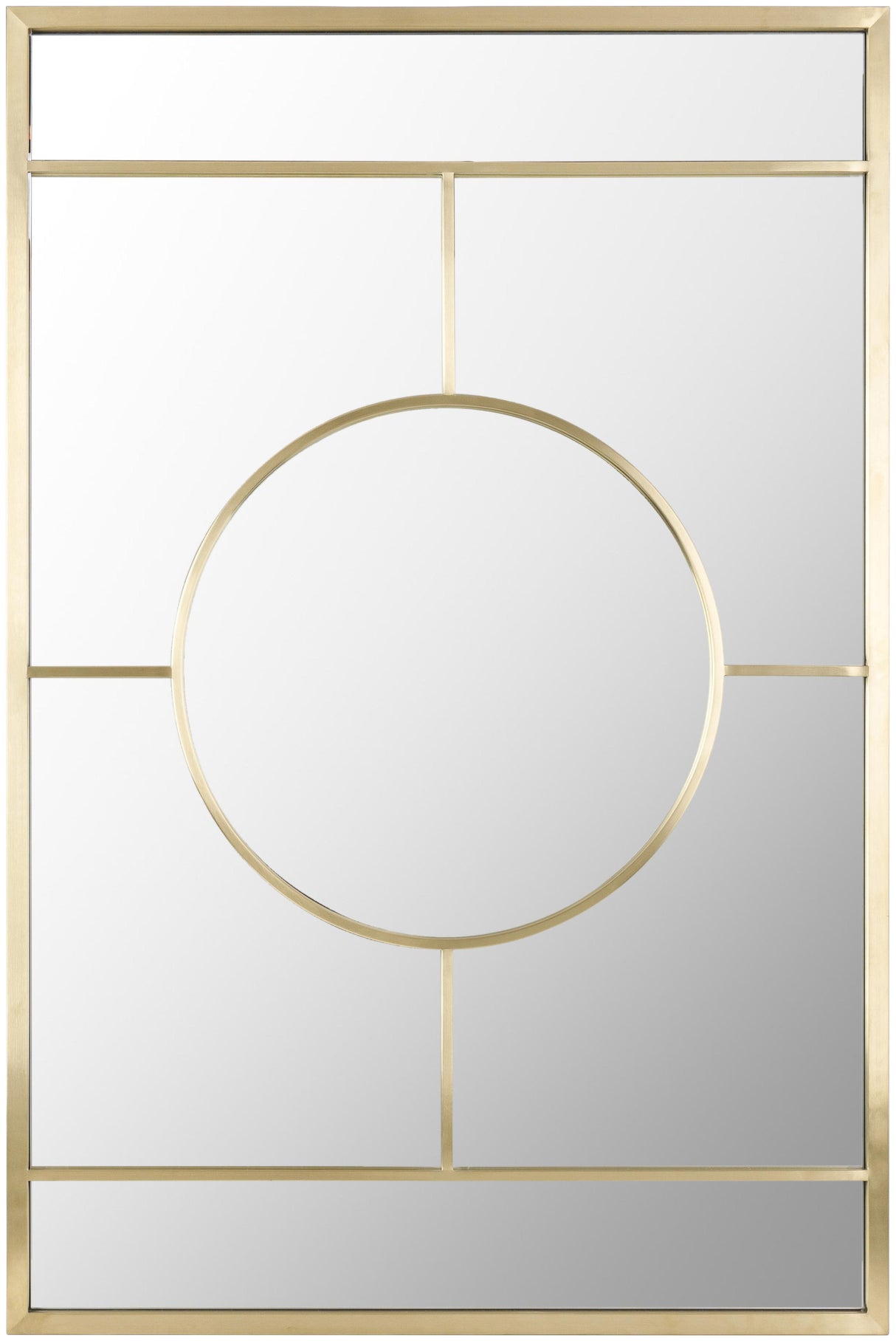 Surya Beckett BKT-001 47"H x 32"W x 1"D Mirror