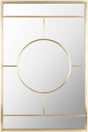 Surya Beckett BKT-001 47"H x 32"W x 1"D Mirror