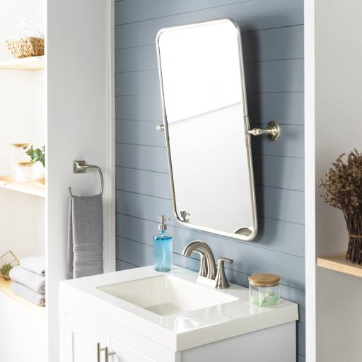 Surya Burnish BUN-001 30"H x 24"W x 4"D Mirror