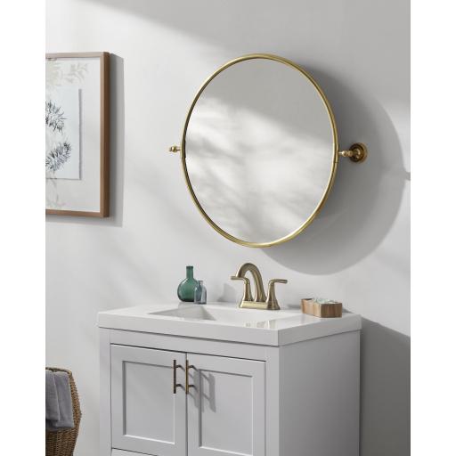 Surya Burnish BUN-005 32"H x 35"W x 4"D Mirror
