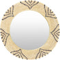 Surya Dastkar DAS-001 24"H x 24"W x 3"D Mirror