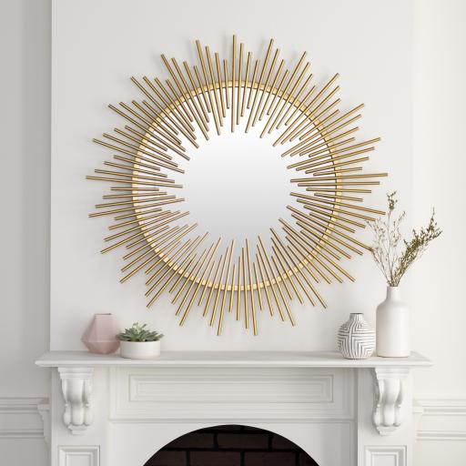 Surya Freda FRE-001 40"H x 40"W x 1"D Mirror