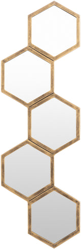 Surya Honeycomb HNY-001 11"H x 35"W x 1"D Mirror