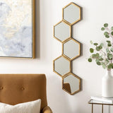 Surya Honeycomb HNY-001 11"H x 35"W x 1"D Mirror
