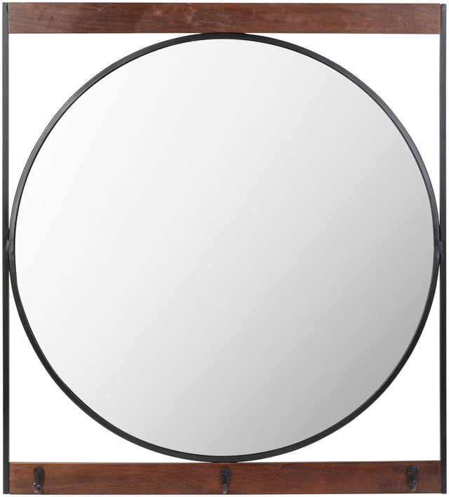 Surya Hughes HUG-001 40"H x 36"W x 1"D Mirror